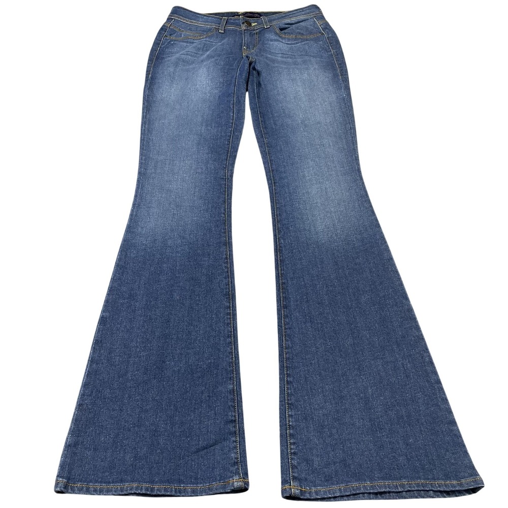 Divine‎ Rights Of Denim Jeans Womens 26 Blue Medium Wash Flare Stretch 29x33